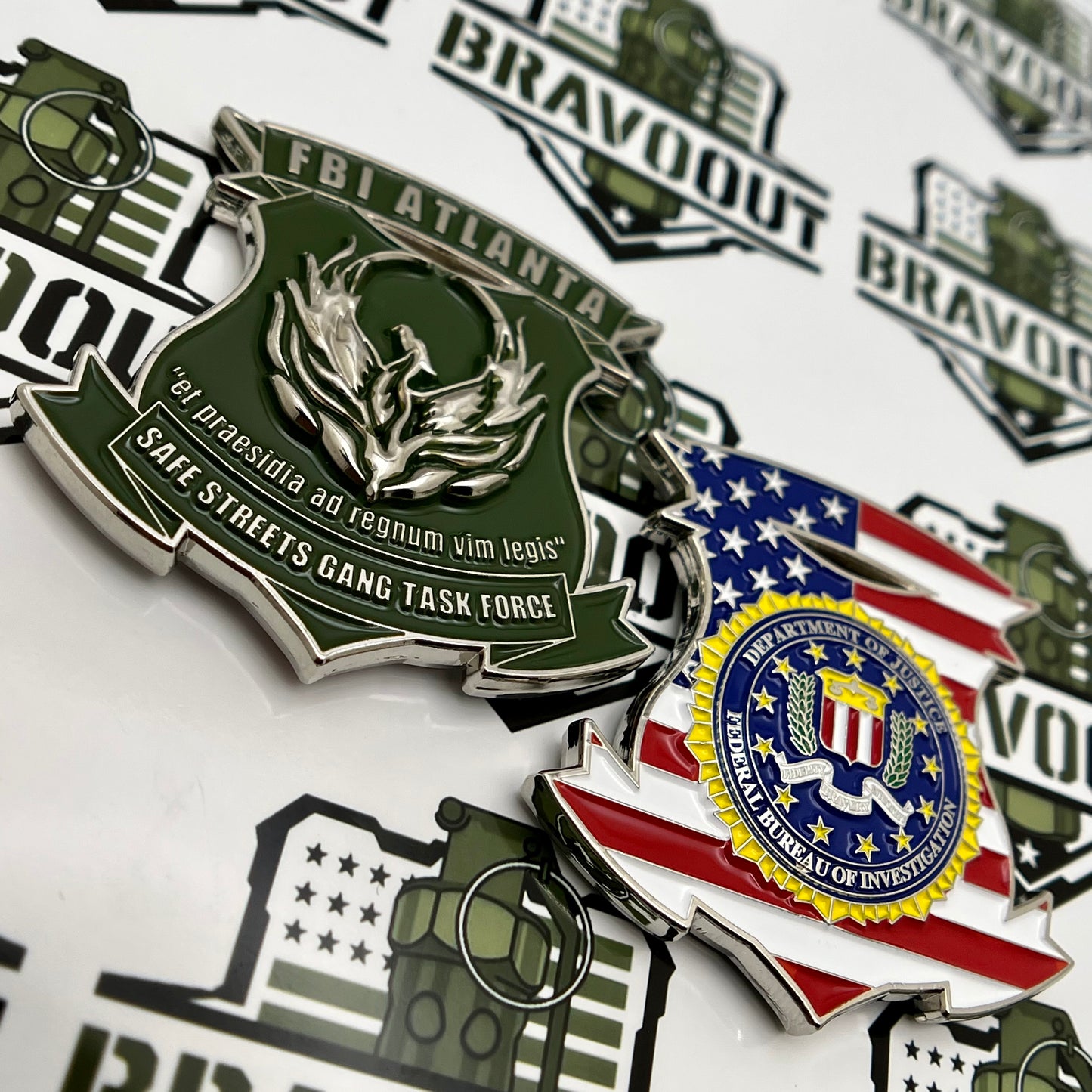 Federal Bureau of Investigation (FBI), Atlanta Field Office, Safe Streets Gang Task Force (SSGTF) Challenge Coin