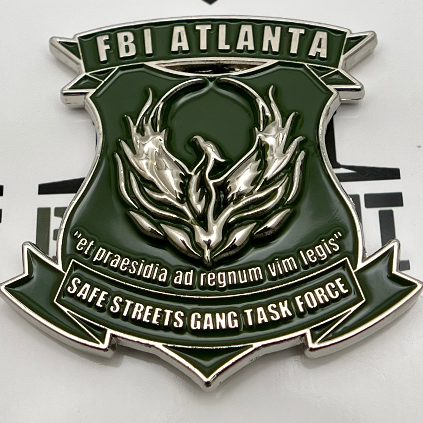 Federal Bureau of Investigation (FBI), Atlanta Field Office, Safe Streets Gang Task Force (SSGTF) Challenge Coin