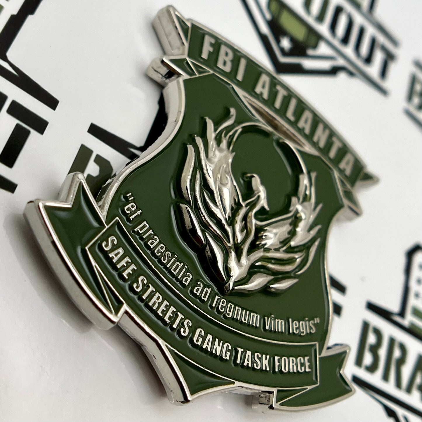 Federal Bureau of Investigation (FBI), Atlanta Field Office, Safe Streets Gang Task Force (SSGTF) Challenge Coin