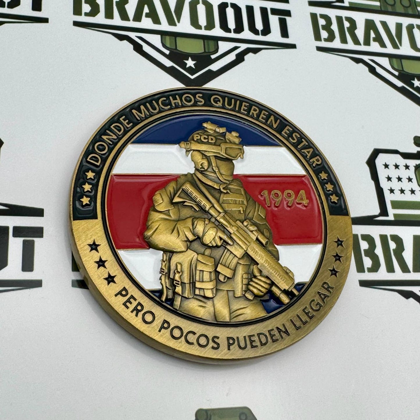 Policia Control de Drogas (Drug Control Police), Costa Rica - Challenge Coin