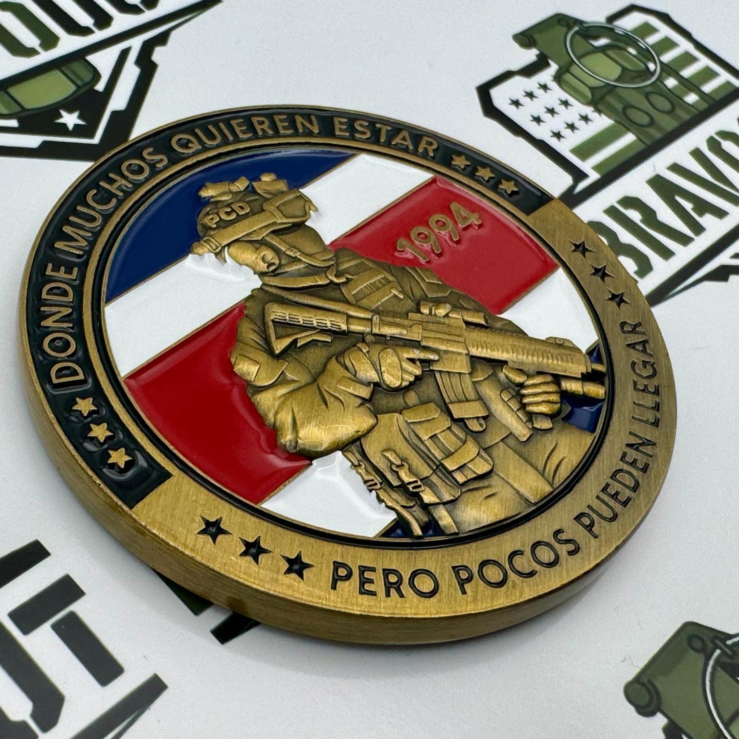 Policia Control de Drogas (Drug Control Police), Costa Rica - Challenge Coin
