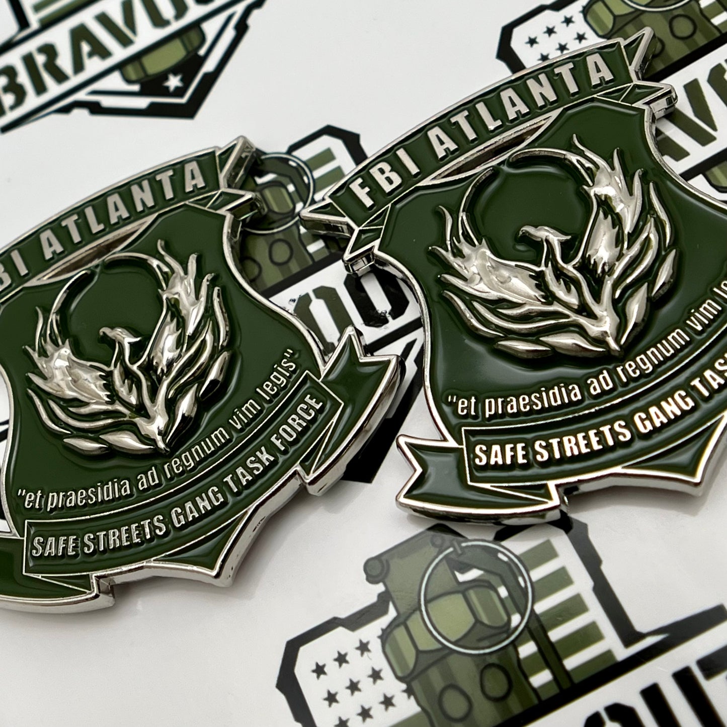 Federal Bureau of Investigation (FBI), Atlanta Field Office, Safe Streets Gang Task Force (SSGTF) Challenge Coin