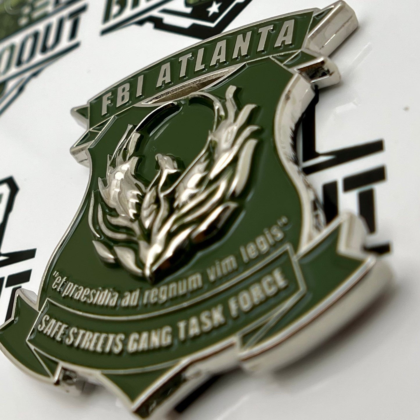 Federal Bureau of Investigation (FBI), Atlanta Field Office, Safe Streets Gang Task Force (SSGTF) Challenge Coin