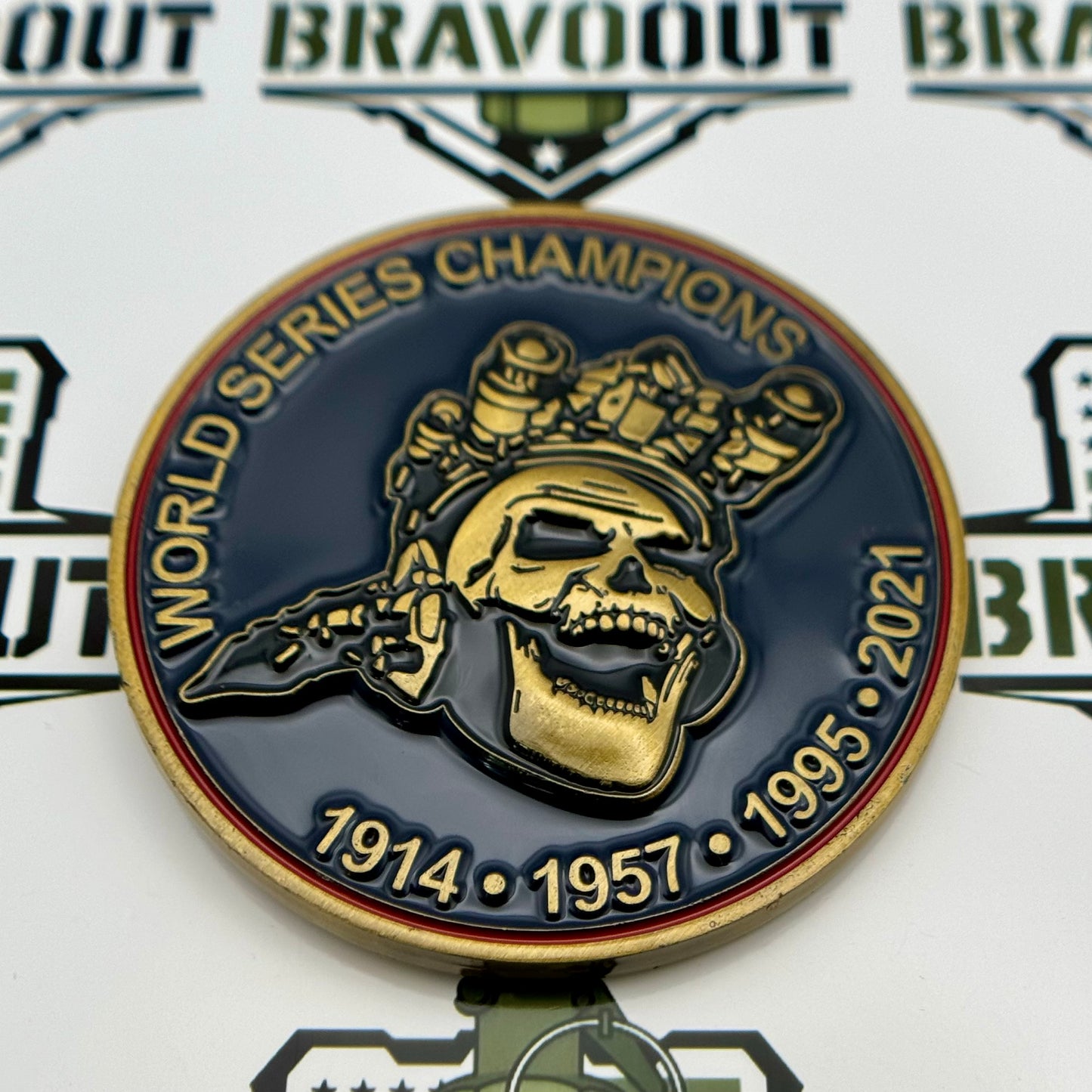 Cobb County PD Atlanta Braves Challenge Coin