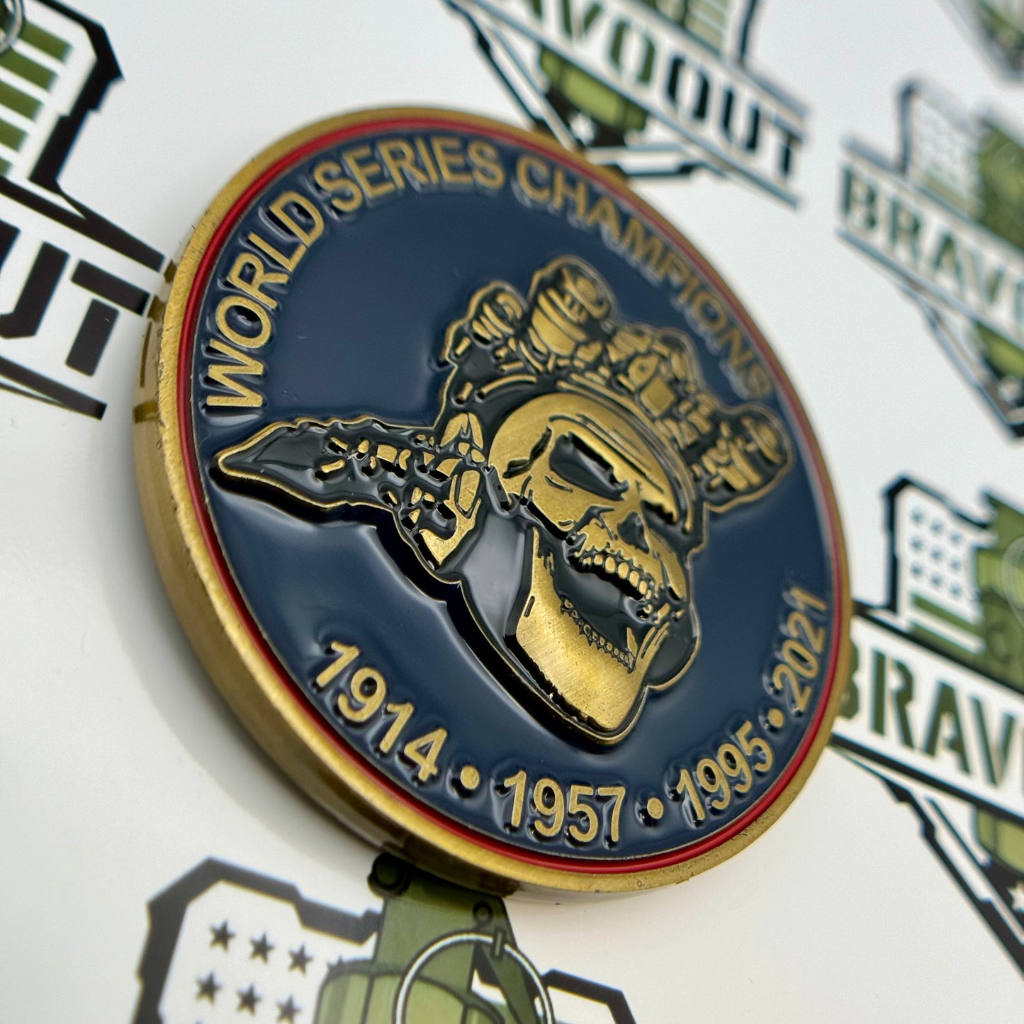 Cobb County PD Atlanta Braves Challenge Coin