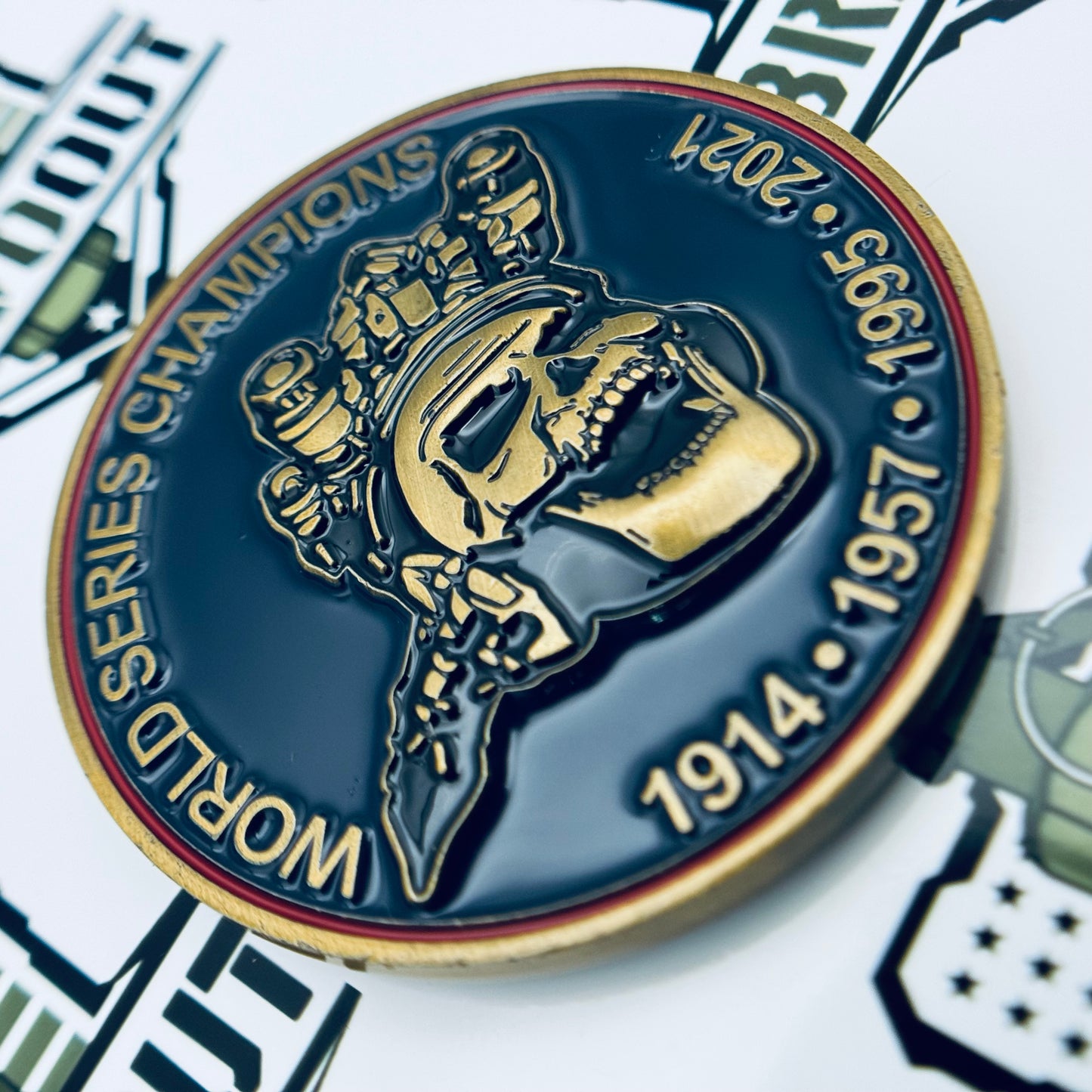 Cobb County PD Atlanta Braves Challenge Coin