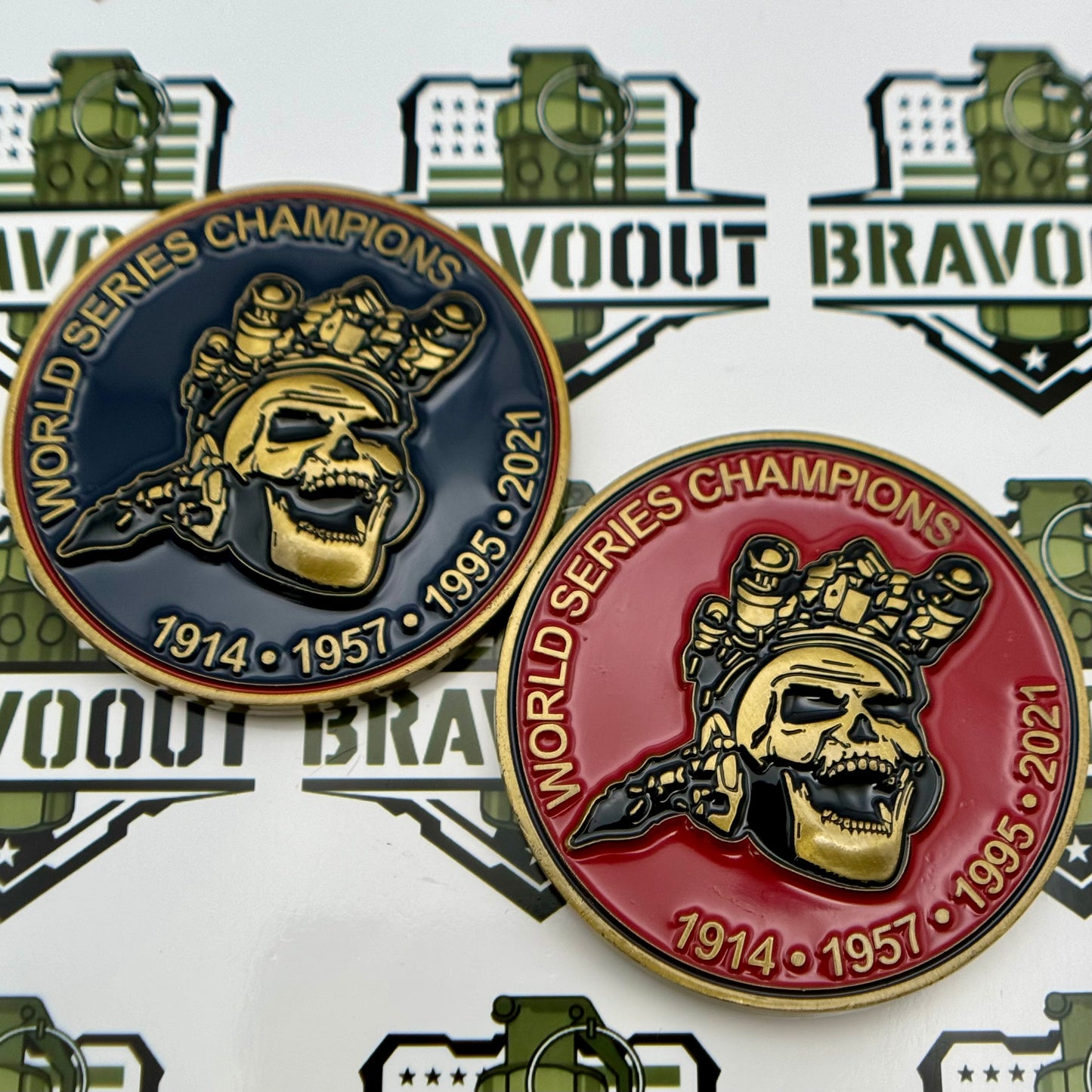 Cobb County PD Atlanta Braves Challenge Coin