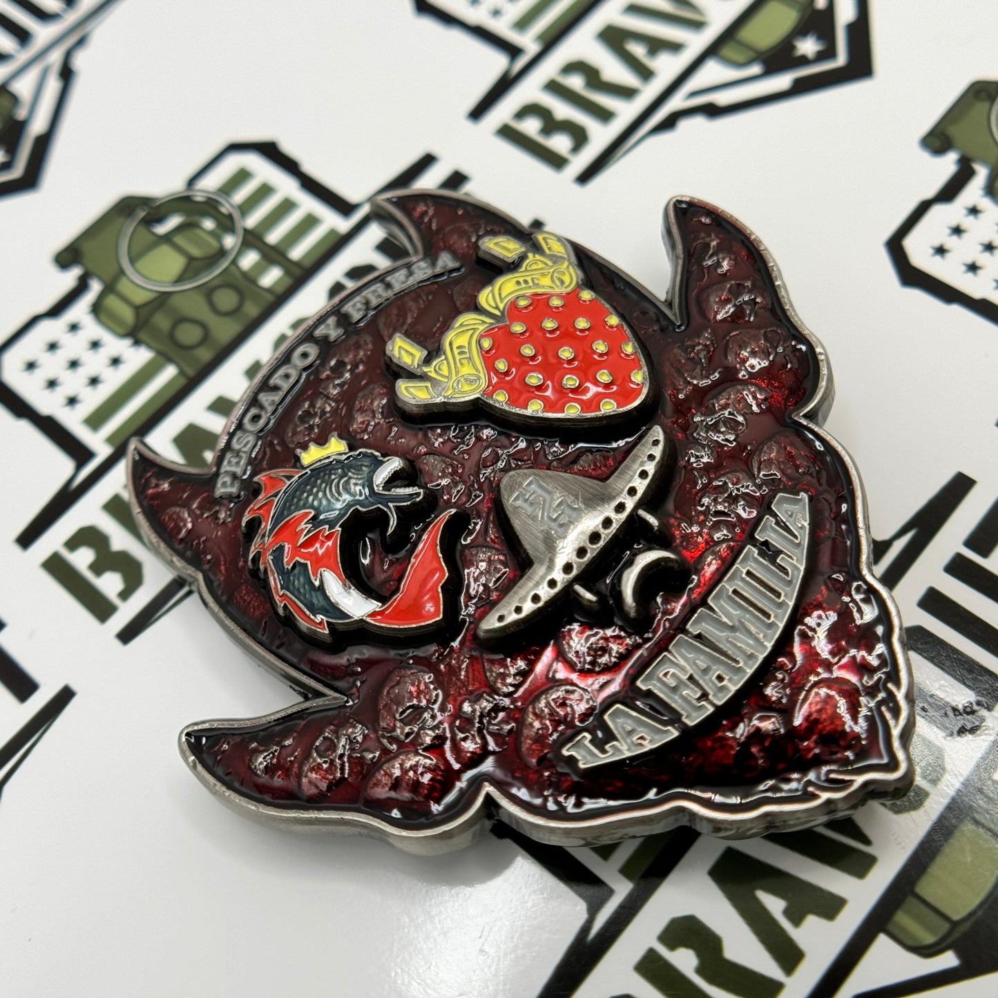 Drug Enforcement Administration (DEA), Atlanta Field Division, OCDETF 959 Group, Operation "Diablos Rojos" Challenge Coin