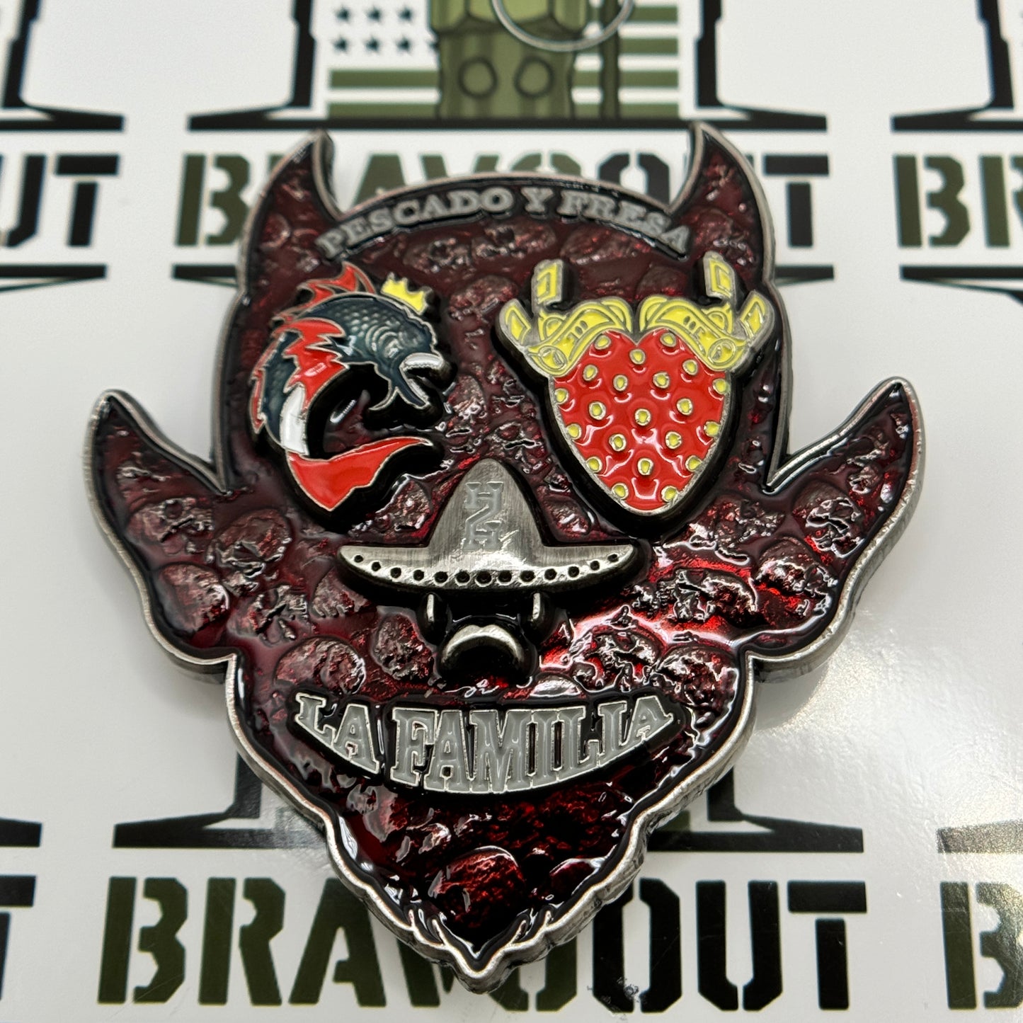 Drug Enforcement Administration (DEA), Atlanta Field Division, OCDETF 959 Group, Operation "Diablos Rojos" Challenge Coin