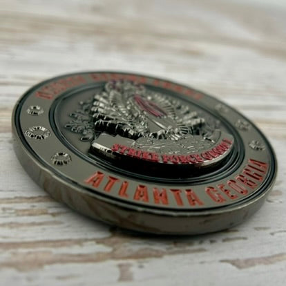 Drug Enforcement Administration (DEA), Atlanta Field Division, OCDETF Strike Force, Group 1, Challenge Coin - New Black Nickel Variant