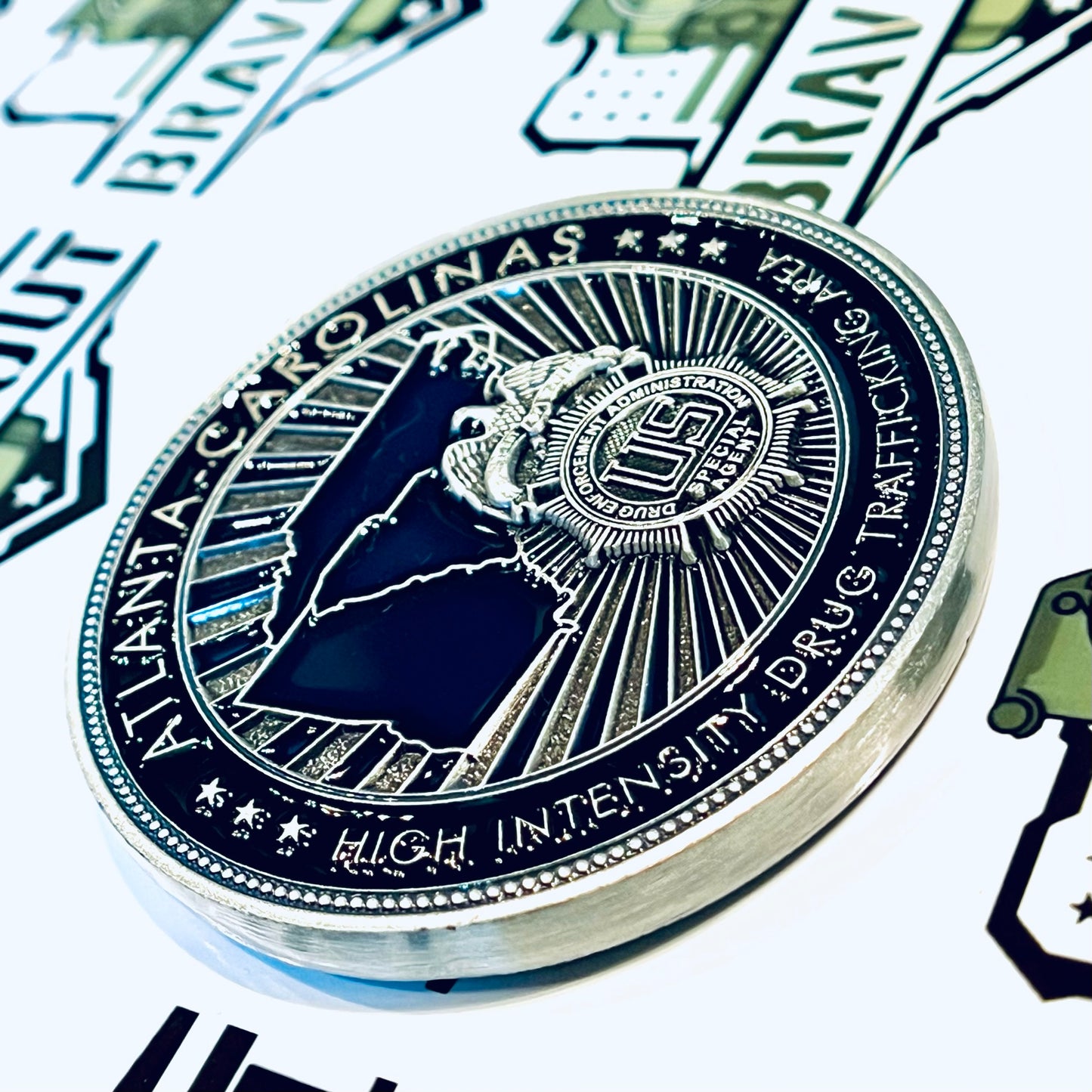 Atlanta-Carolinas High Intensity Drug Trafficking Area (HIDTA), Drug Enforcement Administration (DEA), Atlanta Field Division, HIDTA Group 2 Challenge Coin