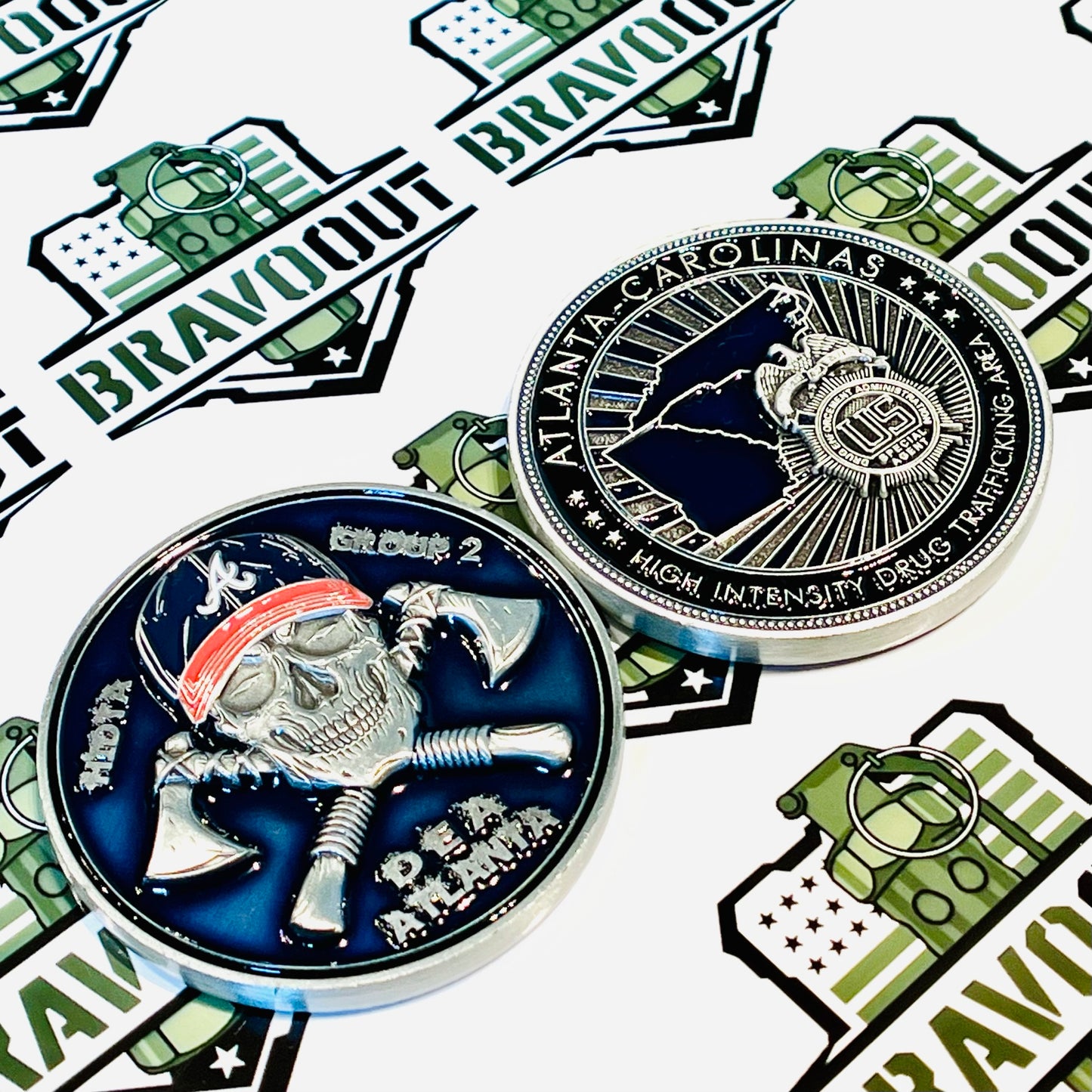 Atlanta-Carolinas High Intensity Drug Trafficking Area (HIDTA), Drug Enforcement Administration (DEA), Atlanta Field Division, HIDTA Group 2 Challenge Coin