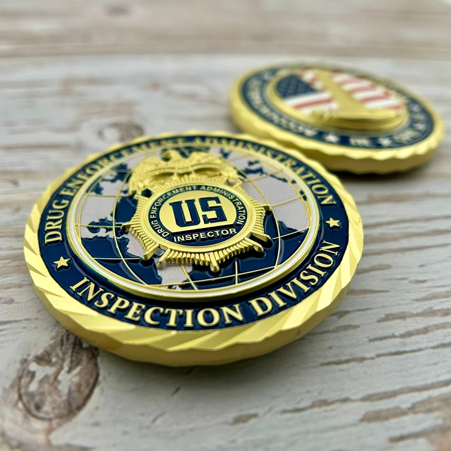 Drug Enforcement Administration (DEA), Headquarters (HQ), Inspection Division Challenge Coin