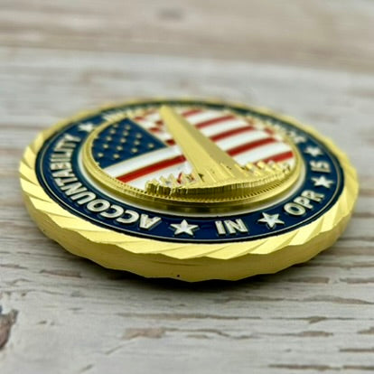 Drug Enforcement Administration (DEA), Headquarters (HQ), Inspection Division Challenge Coin