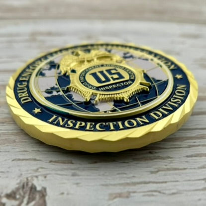 Drug Enforcement Administration (DEA), Headquarters (HQ), Inspection Division Challenge Coin