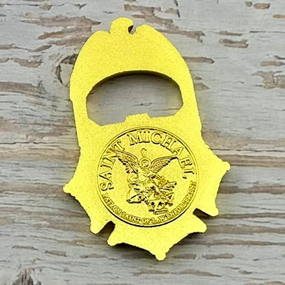 DEA Special Agent Badge/St. Michael Bottle Opener Challenge Coin (2 Variants)