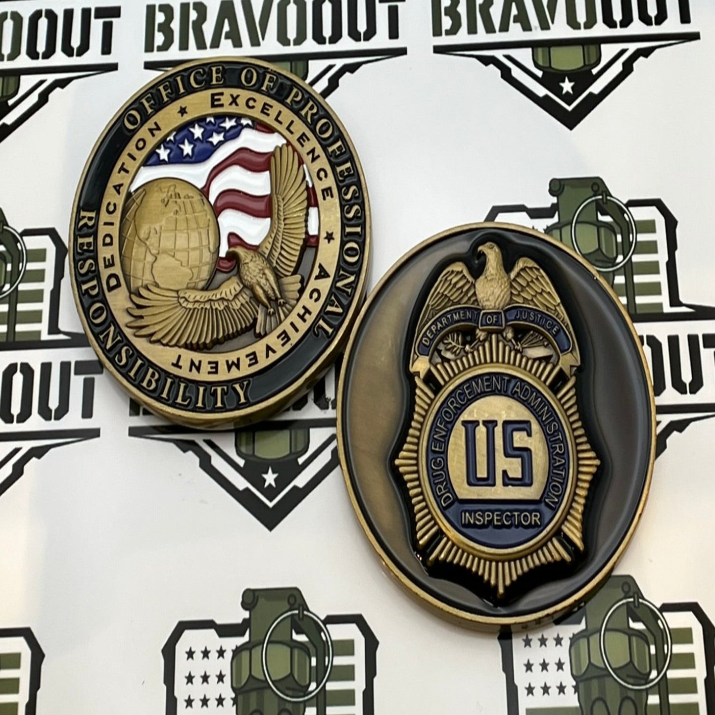 Drug Enforcement Administration (DEA), Headquarters (HQ), Office of Professional Responsibility Challenge Coin