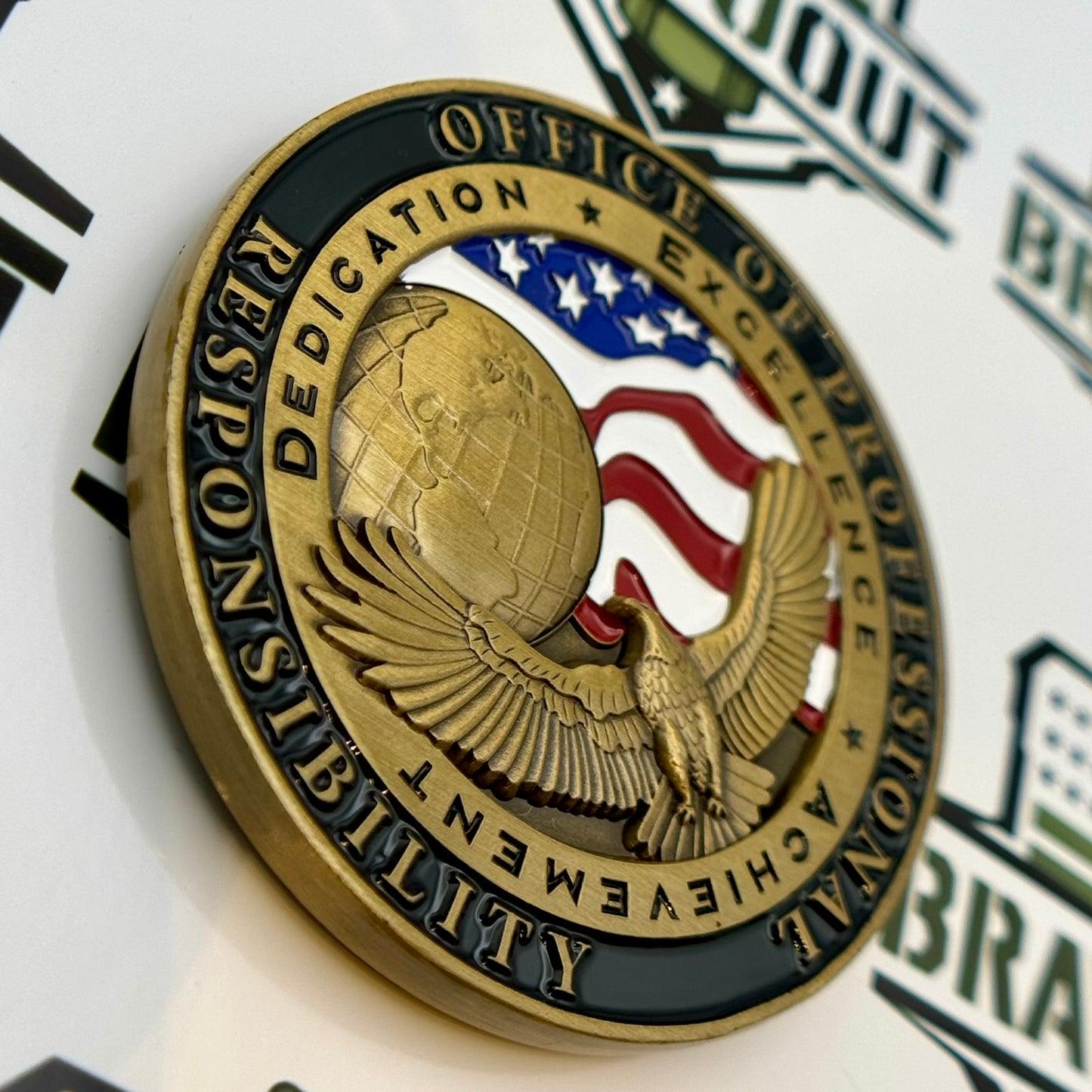 Drug Enforcement Administration (DEA), Headquarters (HQ), Office of Professional Responsibility Challenge Coin