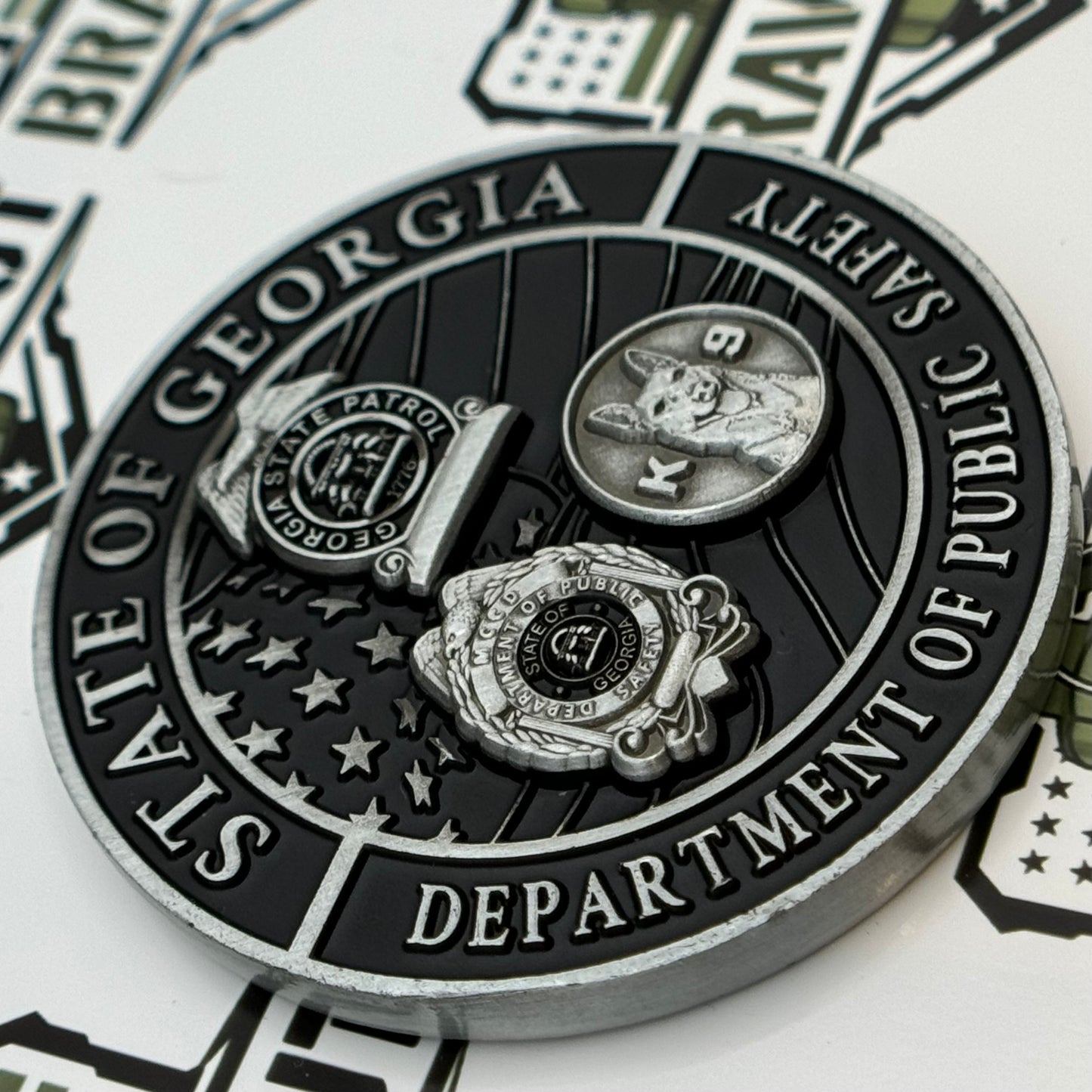 2023 GA DPS (GSP & MCCD) - Criminal Interdiction Unit (CIU) Challenge Coin