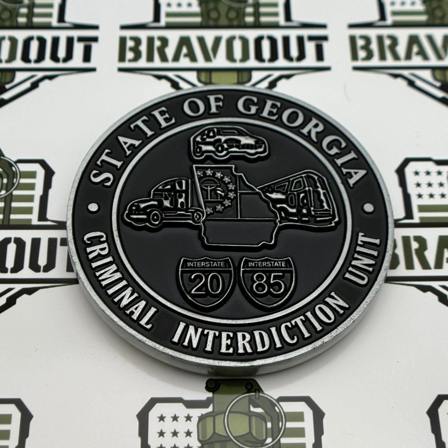 2023 GA DPS (GSP & MCCD) - Criminal Interdiction Unit (CIU) Challenge Coin