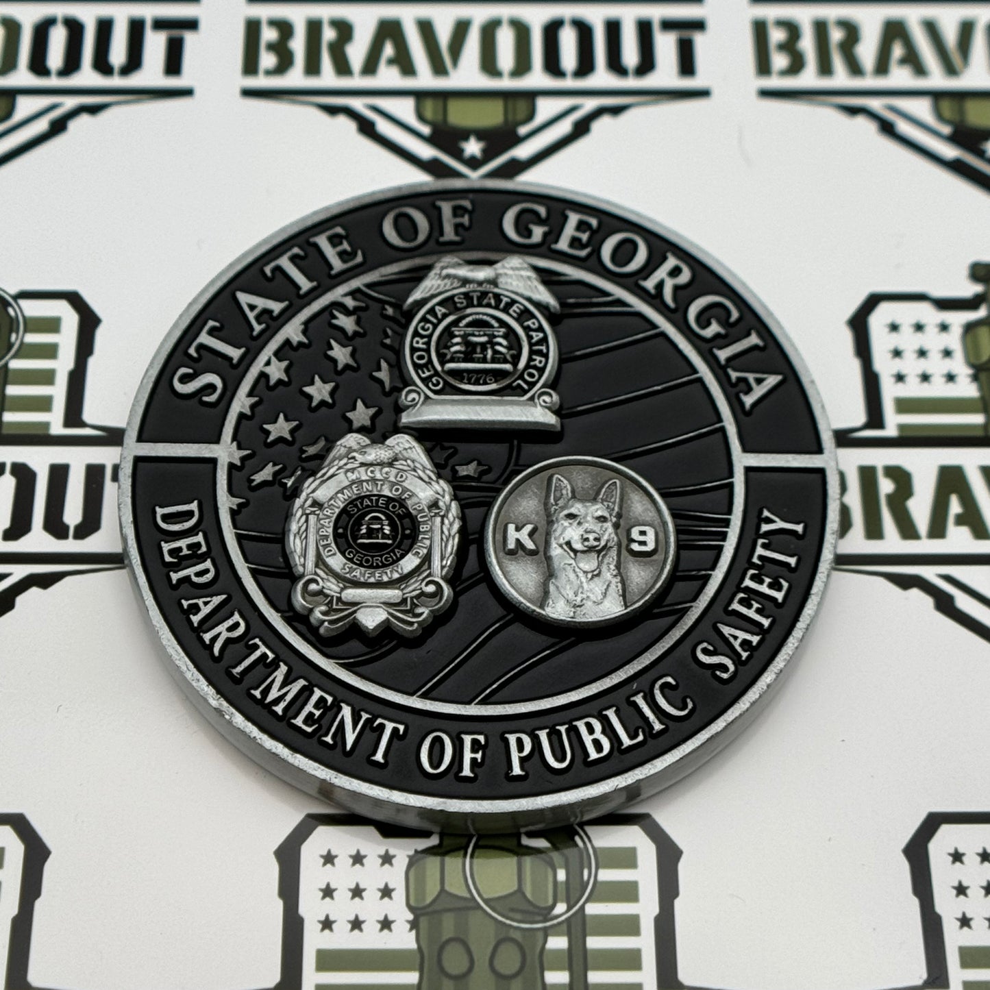 2023 GA DPS (GSP & MCCD) - Criminal Interdiction Unit (CIU) Challenge Coin