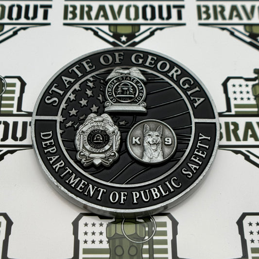 2023 GA DPS (GSP & MCCD) - Criminal Interdiction Unit (CIU) Challenge Coin