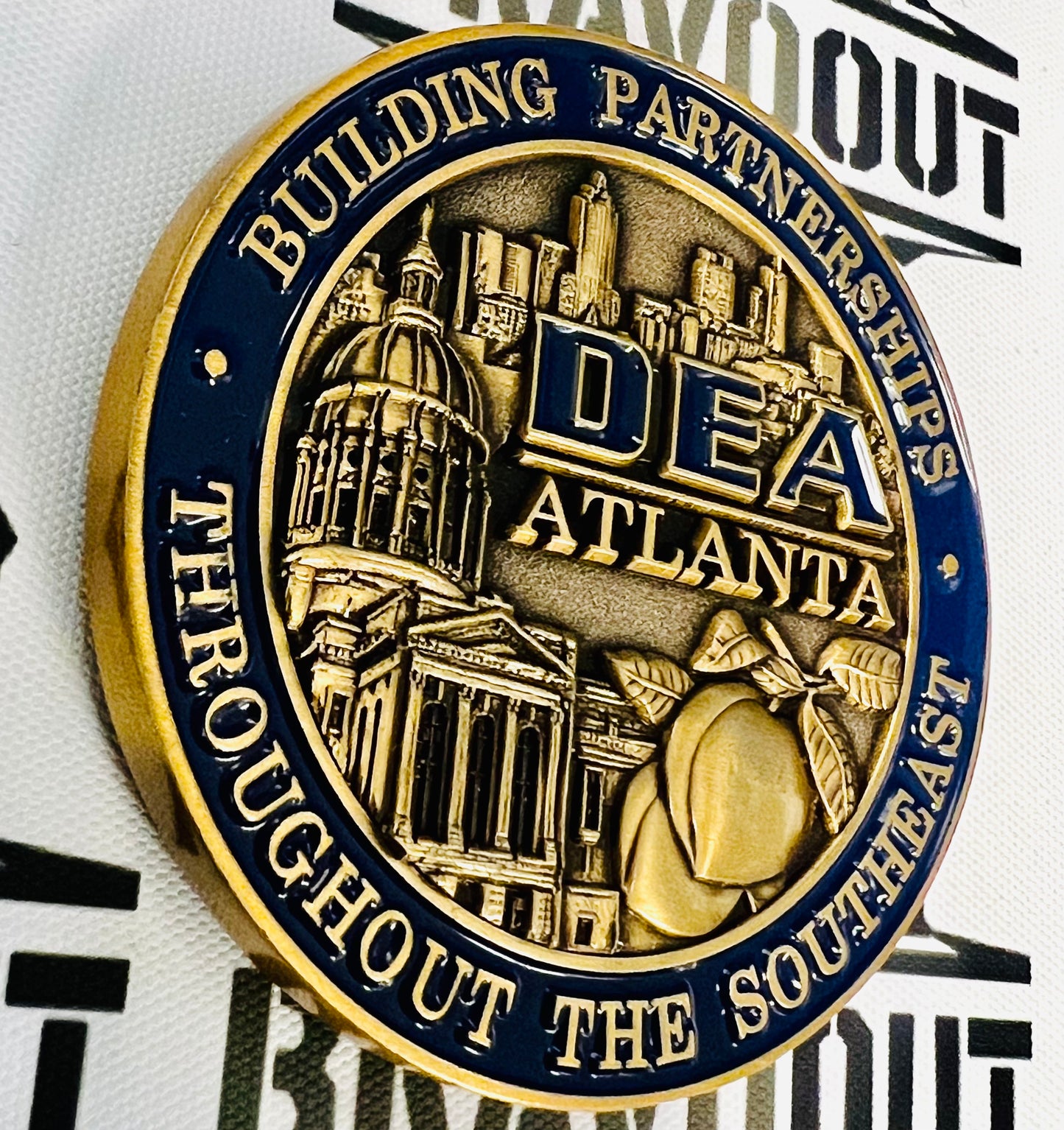 Drug Enforcement Administration (DEA), Atlanta Field Division, Challenge Coin