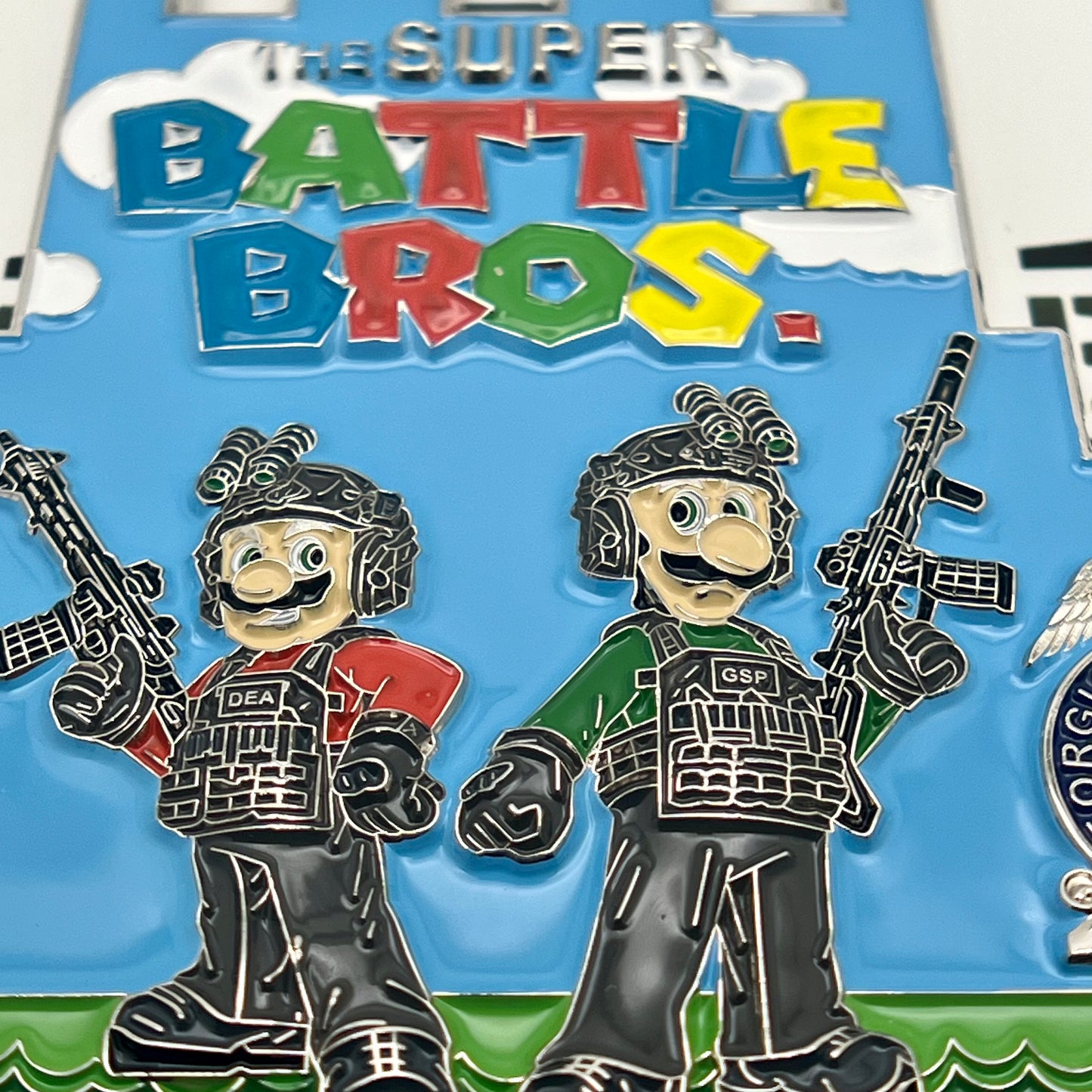 DEA SRT/GSP SWAT - Super Battle Bros. / Tactical Mario & Luigi Challenge Coin