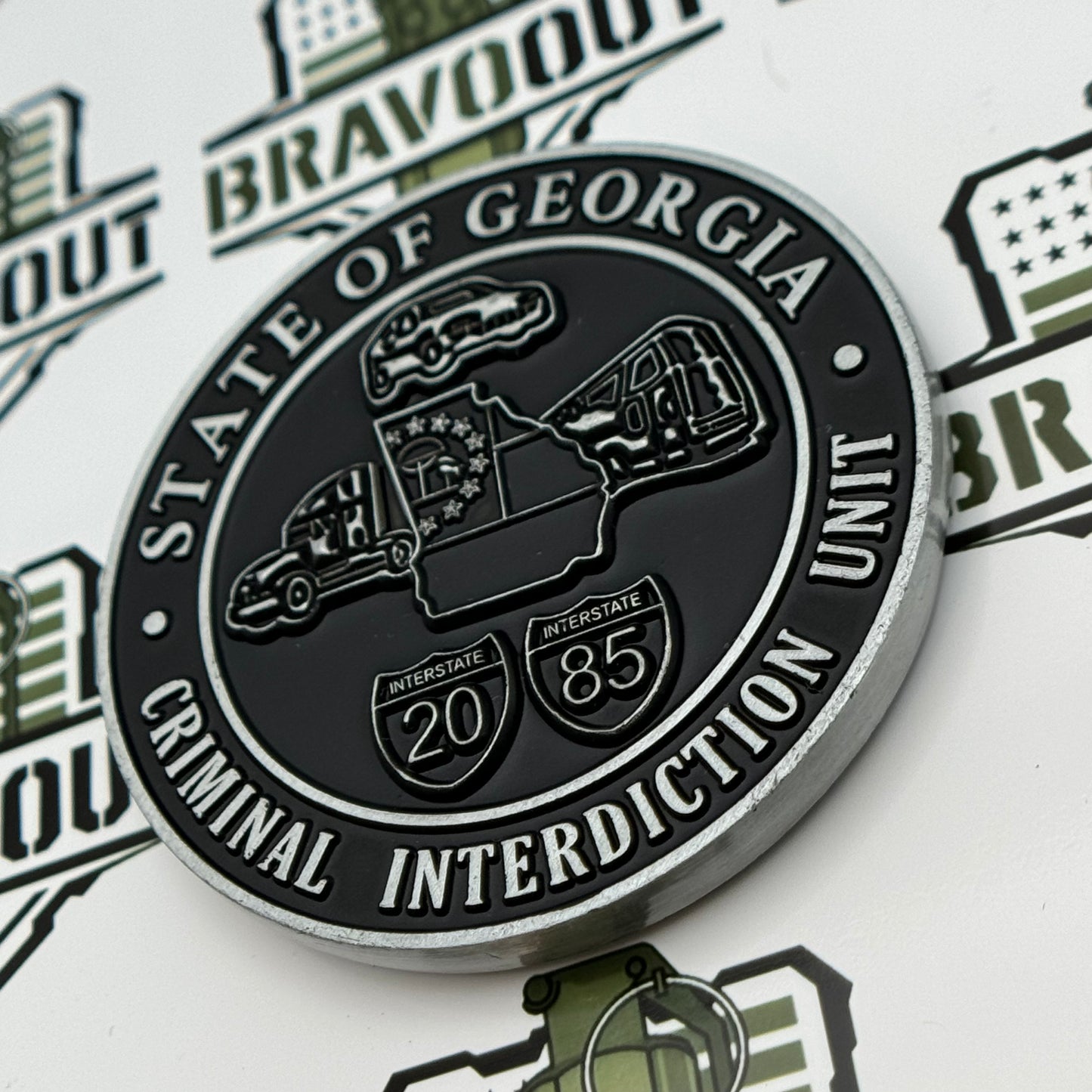 2023 GA DPS (GSP & MCCD) - Criminal Interdiction Unit (CIU) Challenge Coin