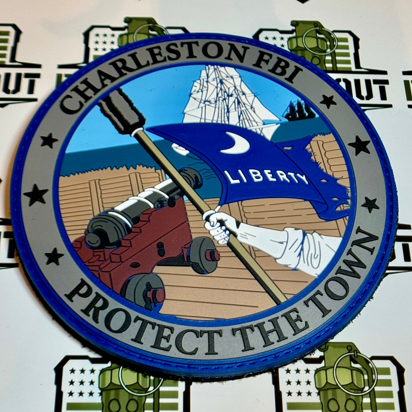 Federal Bureau of Investigation (FBI), South Carolina, Charleston - Protect the Town PVC Patch