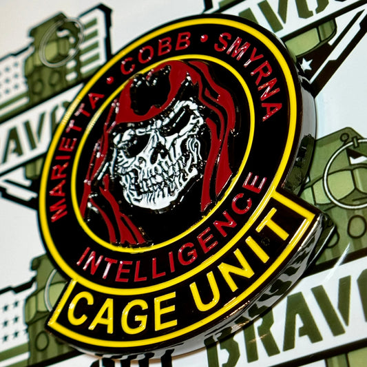 Cobb Anti-Gang Enforcement (CAGE) Collecting Flags Coin