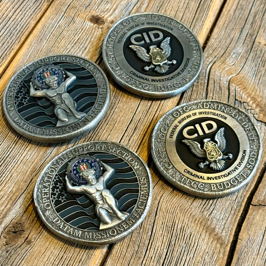 Federal Bureau of Investigation (FBI), Headquarters - Operational Support Section Challenge Coin Set