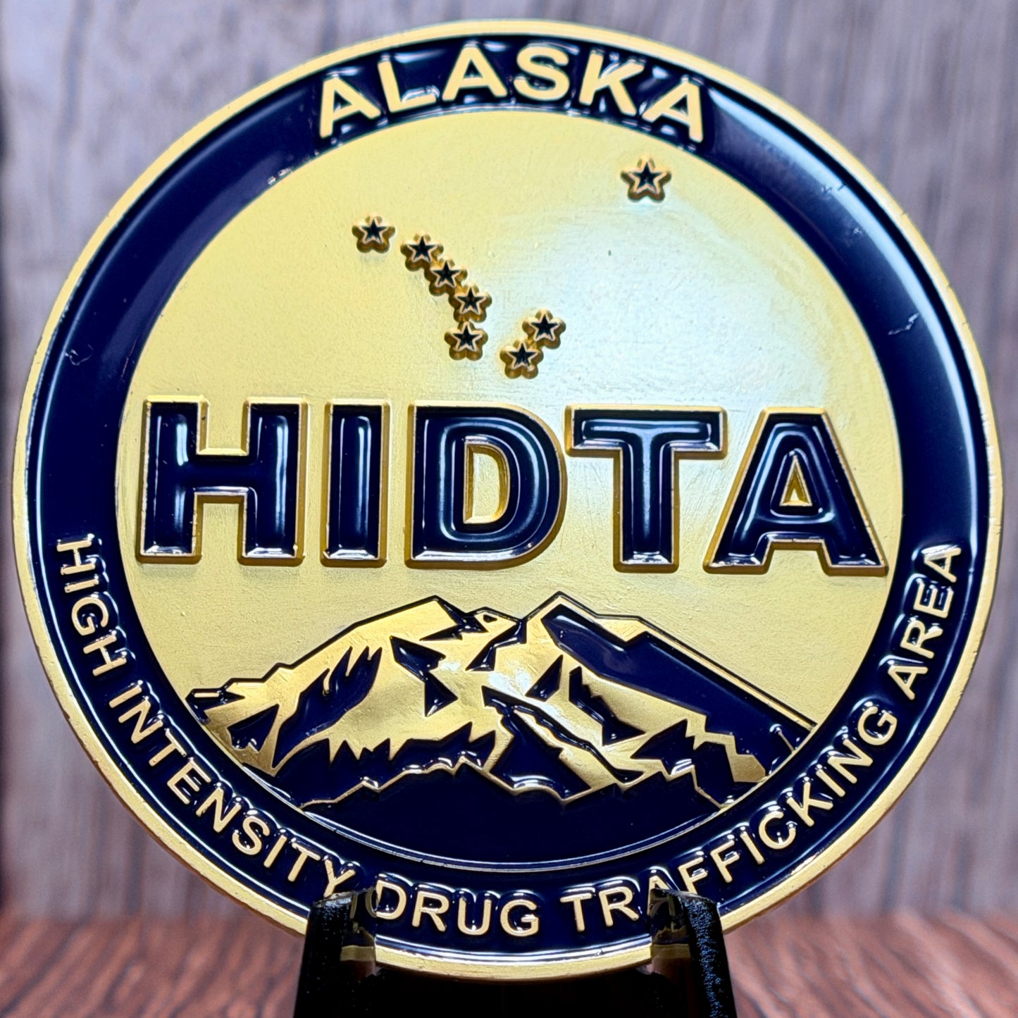Alaska High Intensity Drug Trafficking Area (HIDTA), Anchorage Police Department, Anchorage Area Drug Team Challenge Coin
