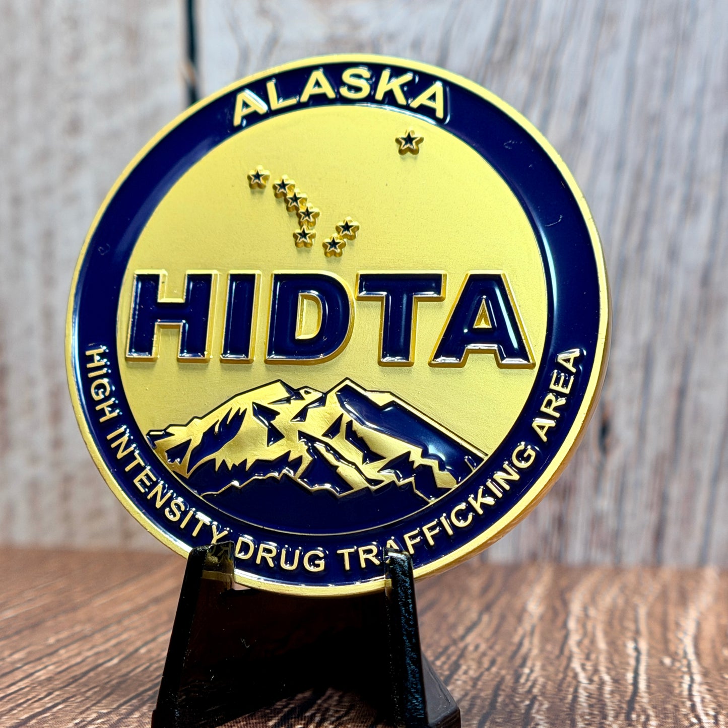 Alaska High Intensity Drug Trafficking Area (HIDTA), Anchorage Police Department, Anchorage Area Drug Team Challenge Coin