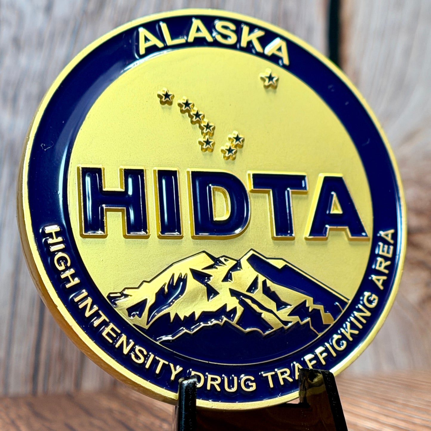 Alaska High Intensity Drug Trafficking Area (HIDTA), Anchorage Police Department, Anchorage Area Drug Team Challenge Coin