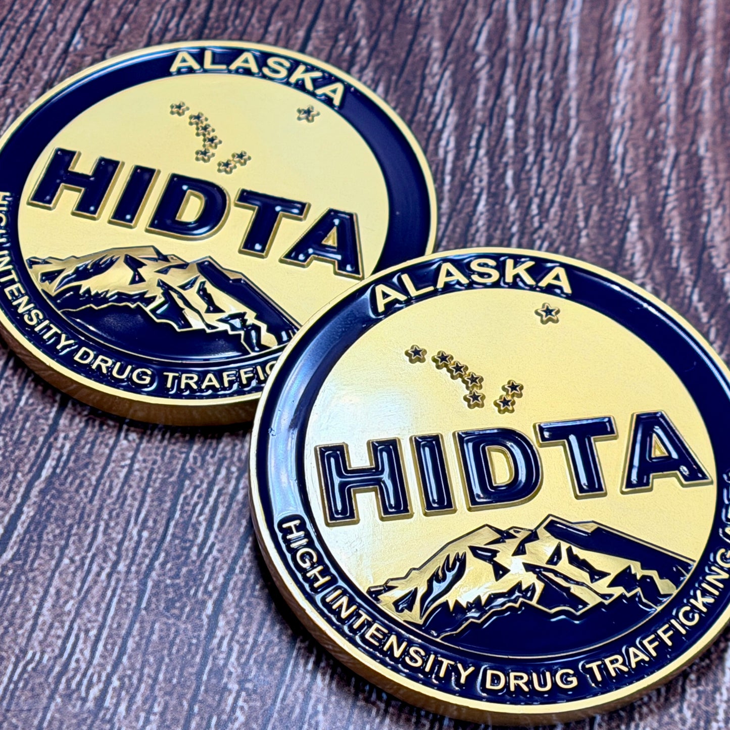 Alaska High Intensity Drug Trafficking Area (HIDTA), Anchorage Police Department, Anchorage Area Drug Team Challenge Coin