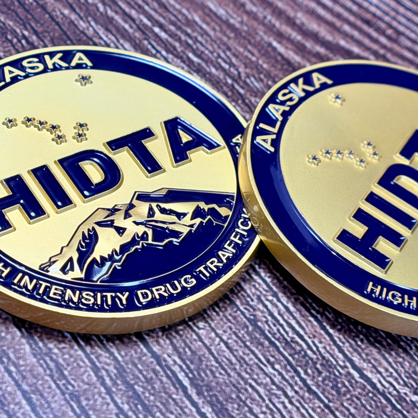 Alaska High Intensity Drug Trafficking Area (HIDTA), Anchorage Police Department, Anchorage Area Drug Team Challenge Coin