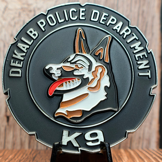 DeKalb County Police Department K-9 Unit Challenge Coin