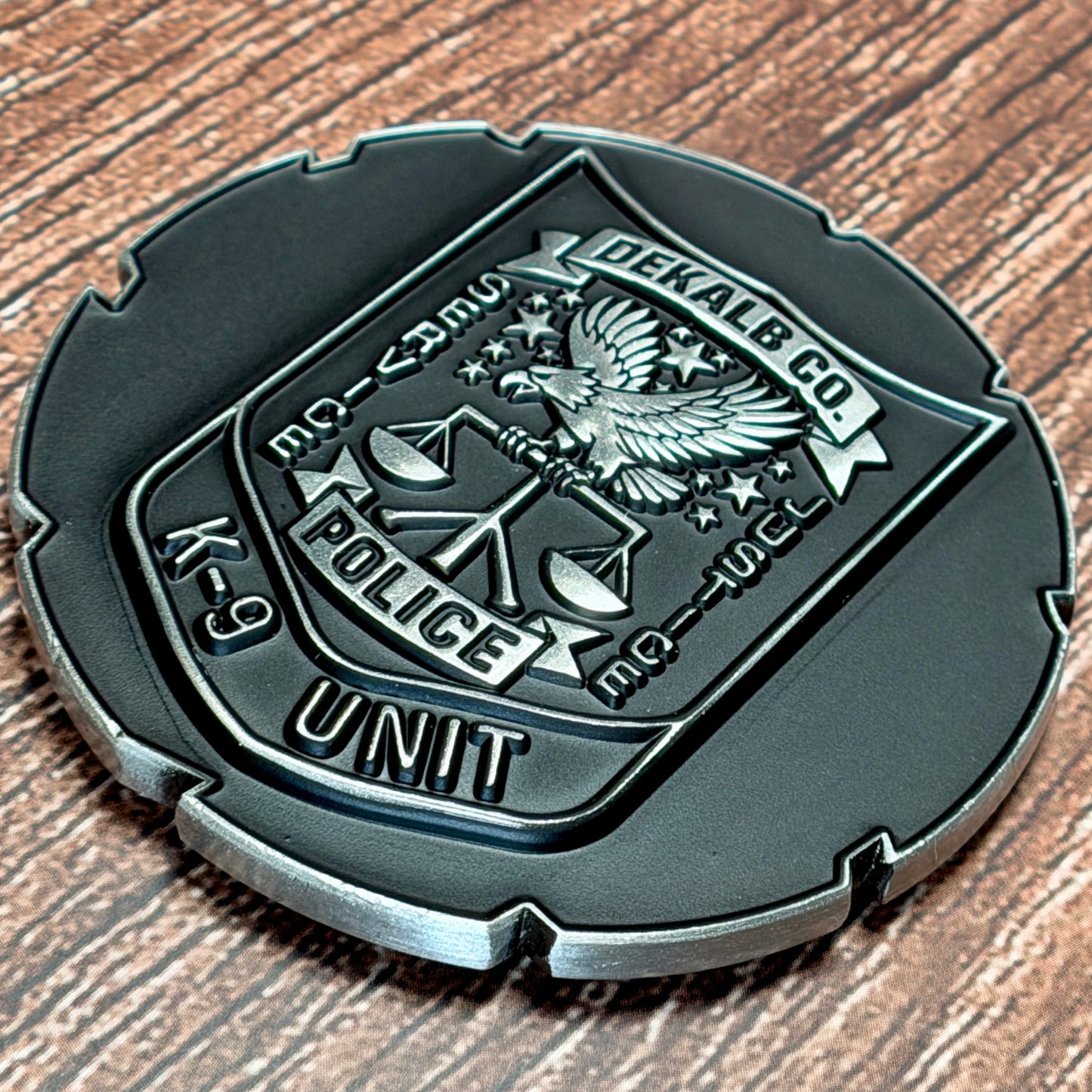 DeKalb County Police Department K-9 Unit Challenge Coin