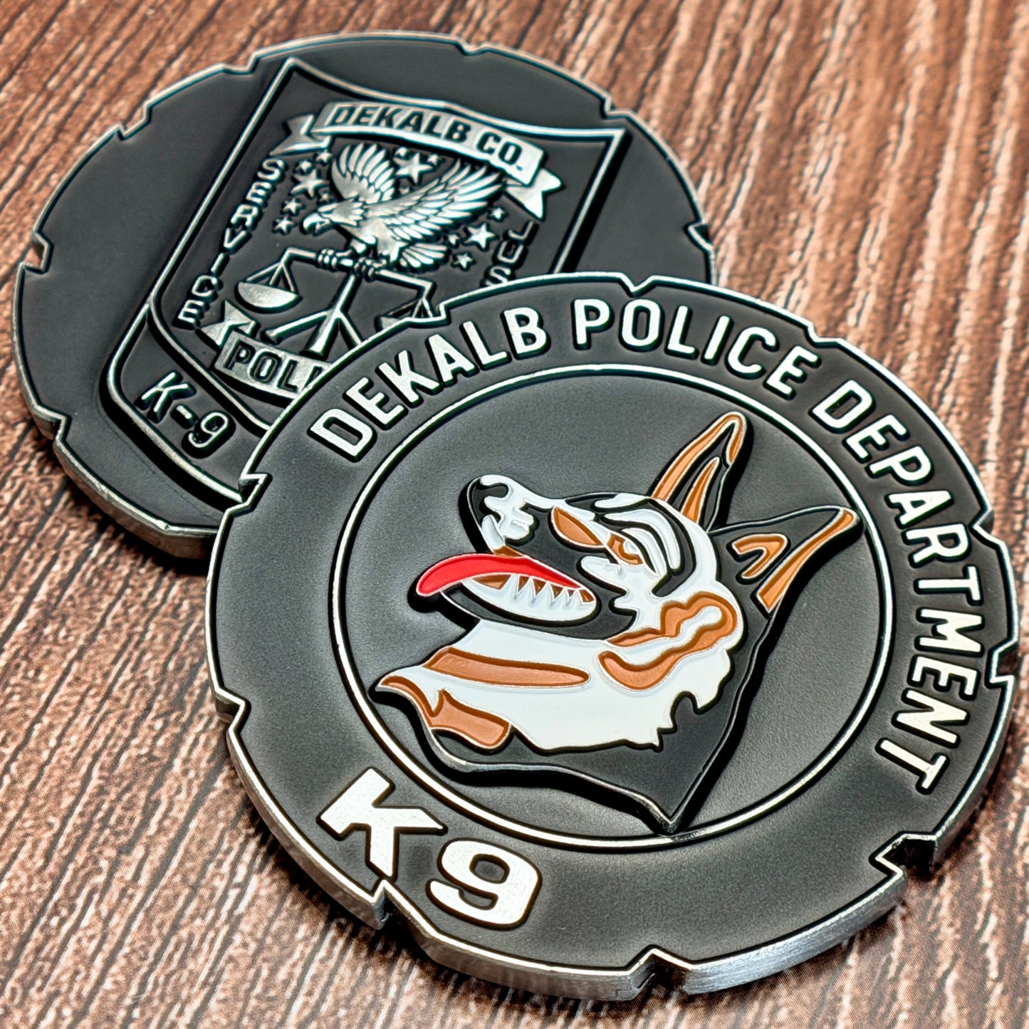 DeKalb County Police Department K-9 Unit Challenge Coin
