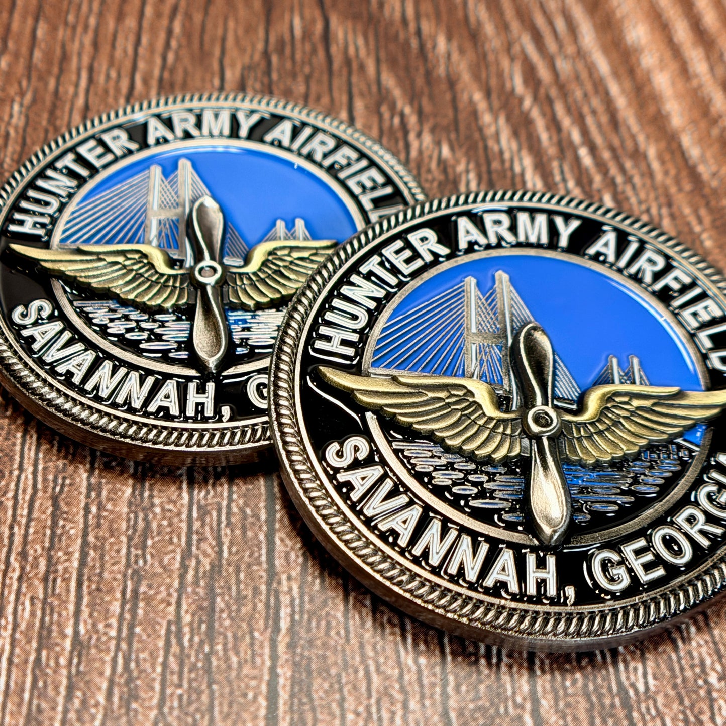 Hunter Army Airfield - 1st Attack Helicopter BN 24th Aviation Regiment - Challenge Coin