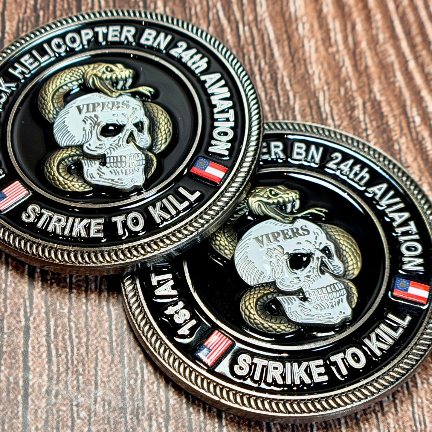 Hunter Army Airfield - 1st Attack Helicopter BN 24th Aviation Regiment - Challenge Coin