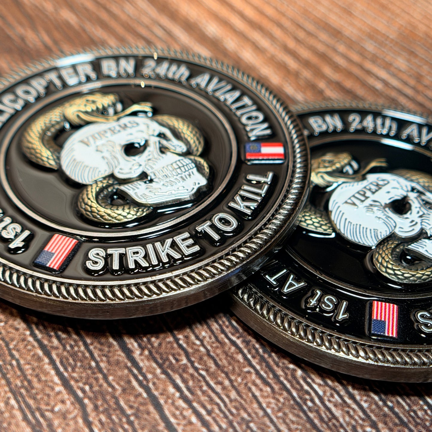 Hunter Army Airfield - 1st Attack Helicopter BN 24th Aviation Regiment - Challenge Coin