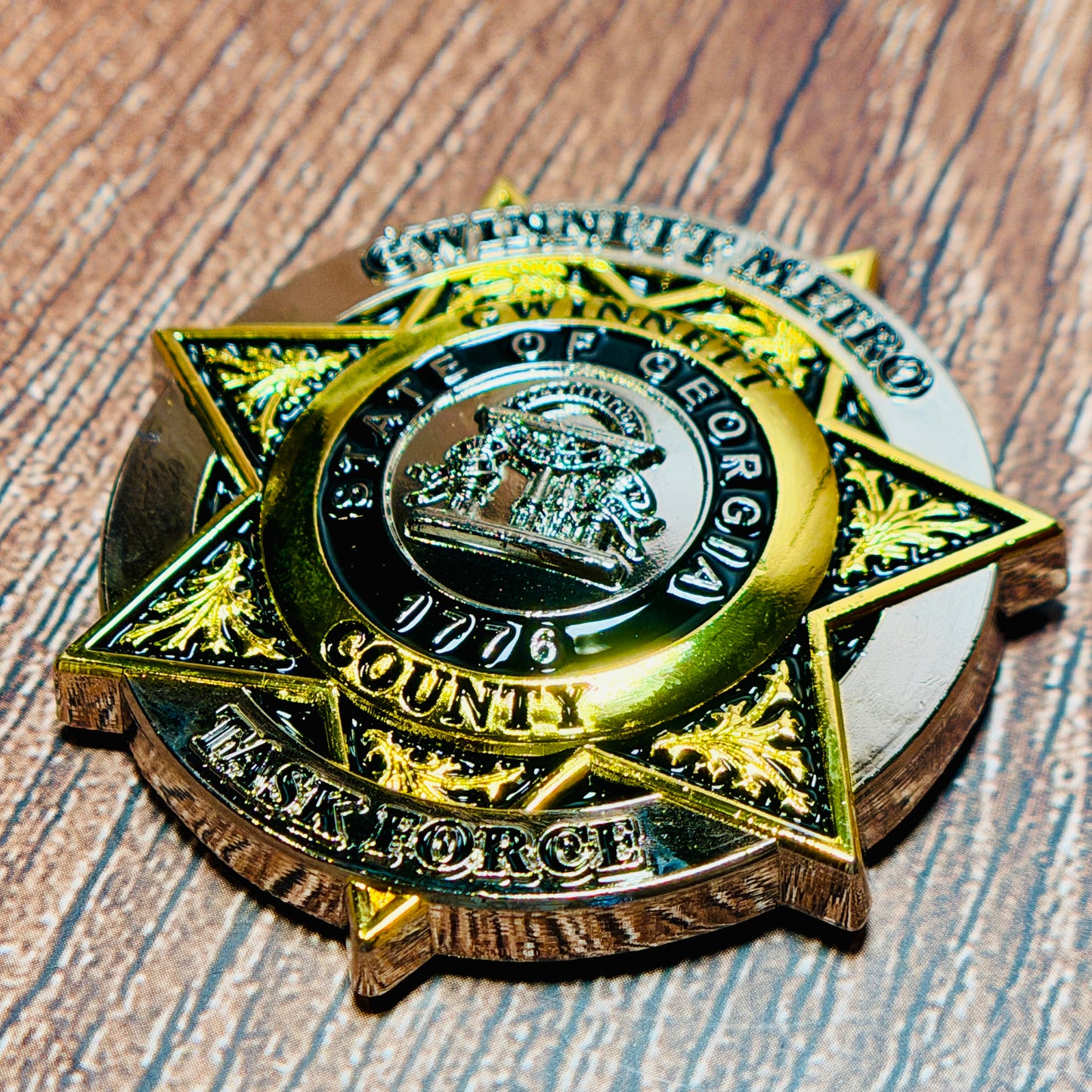 Gwinnett Metro Task Force (GMTF) Challenge Coin