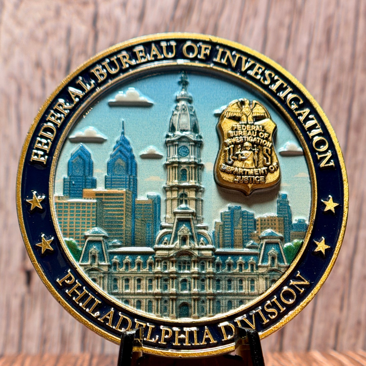 Federal Bureau of Investigation (FBI), Philadelphia Division, Complex Financial Crime Challenge Coin