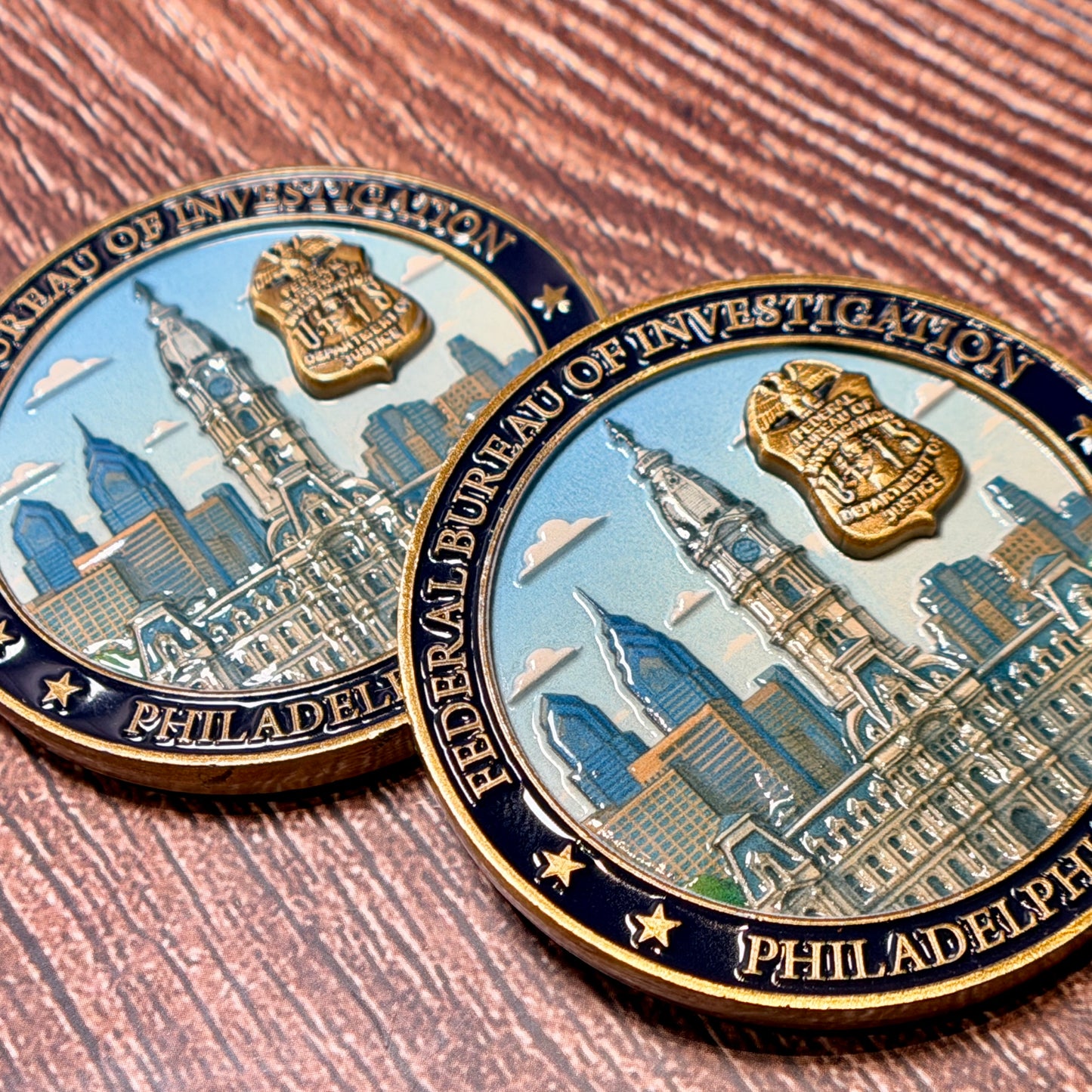 Federal Bureau of Investigation (FBI), Philadelphia Division, Complex Financial Crime Challenge Coin