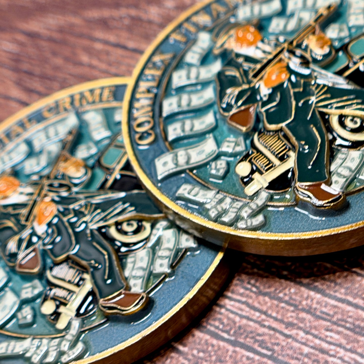 Federal Bureau of Investigation (FBI), Philadelphia Division, Complex Financial Crime Challenge Coin