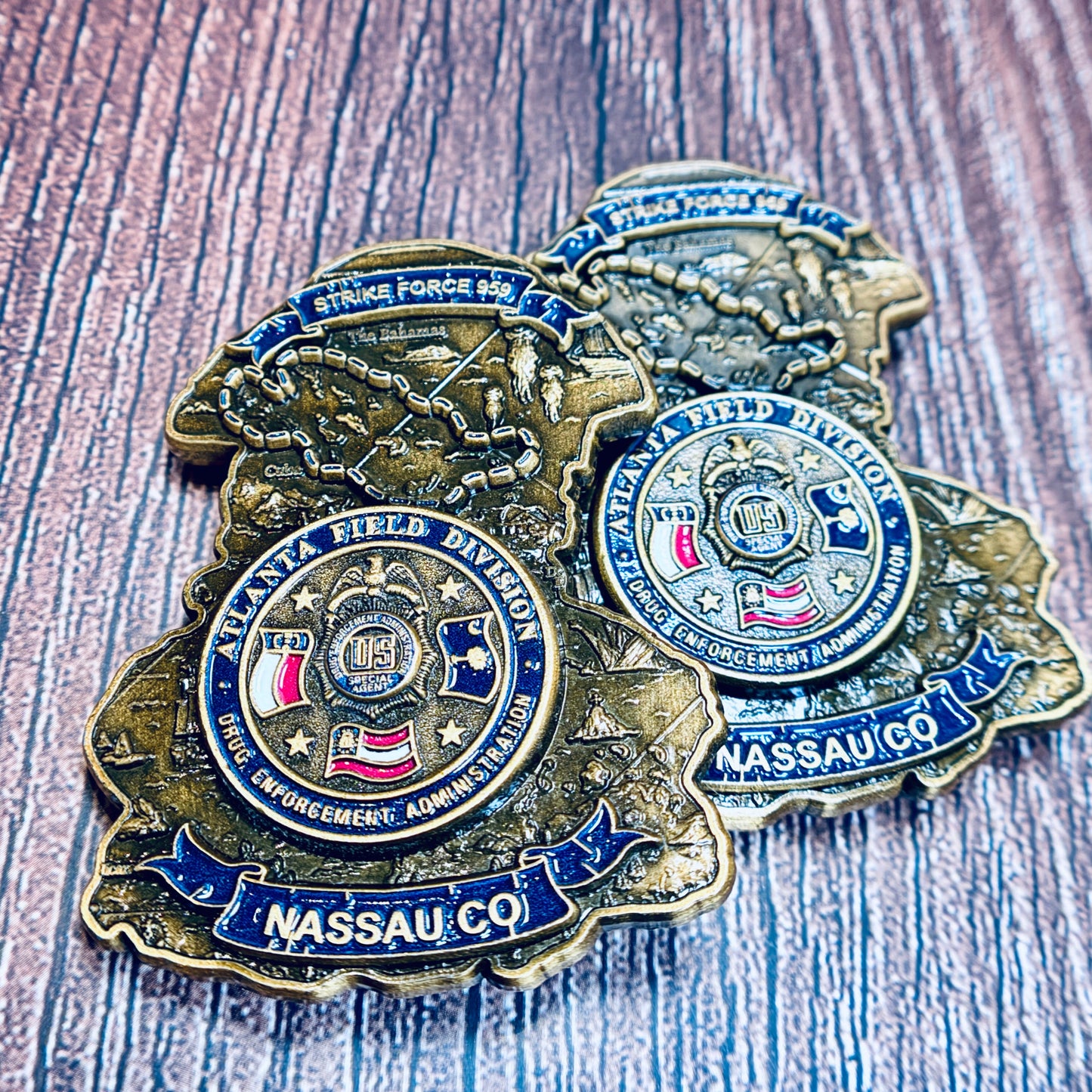 Drug Enforcement Administration (DEA), Atlanta Field Division, Strike Force 959 Nassau Co Challenge Coin