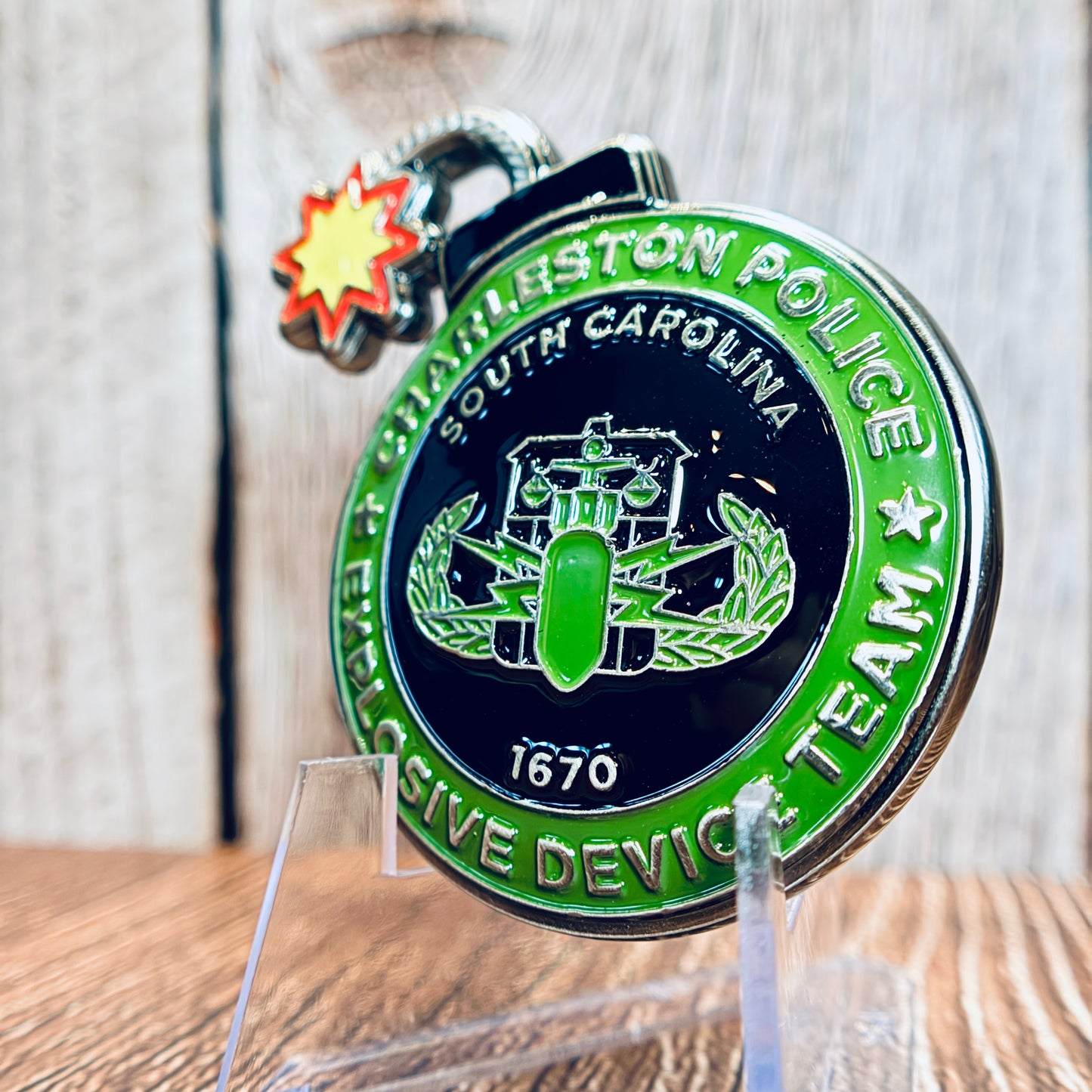 Charleston Police Department, South Carolina, Explosive Device Team - Challenge Coin