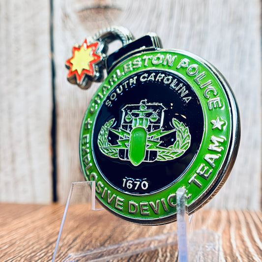 Charleston Police Department, South Carolina, Explosive Device Team - Challenge Coin
